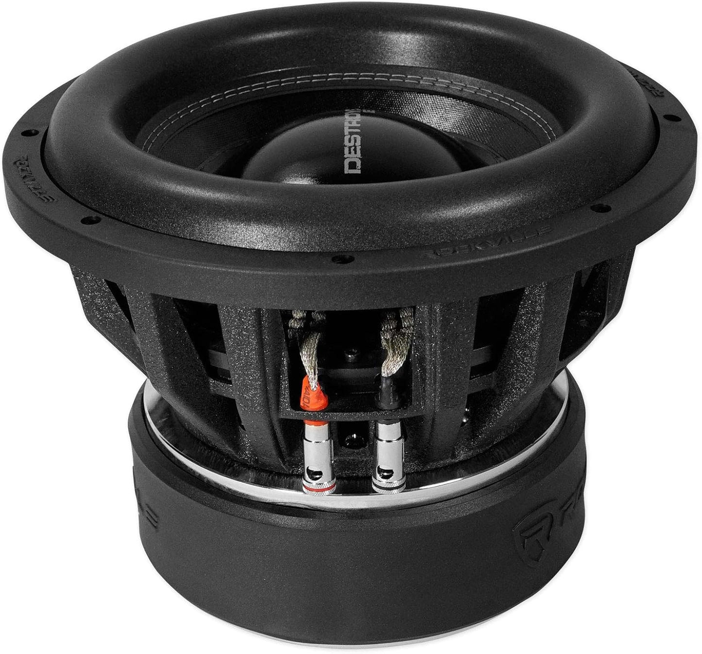 Destroyer 12D1 12" Competition Car Audio Subwoofer W/Usa Voice Coils!, Black