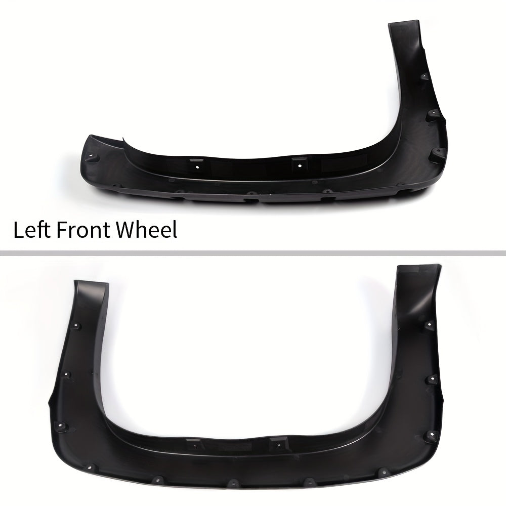 Pocket Rivet Upgrade Fender Flares, For Chevy Silverado1999-2006/ GMC Sierra1999-2006 (Incl. 2007 Classic Models/Not Fit Dually & Step-side Models), Wheel Tire Fenders Textured