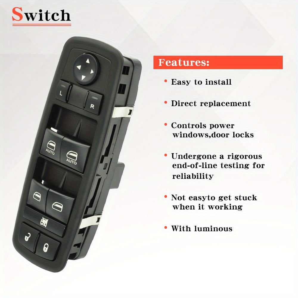 For 2009 2010 2011 2012 For Dodge For Ram For 1500 For 2500 For 3500 Driver Side Power Master Window Control Switch