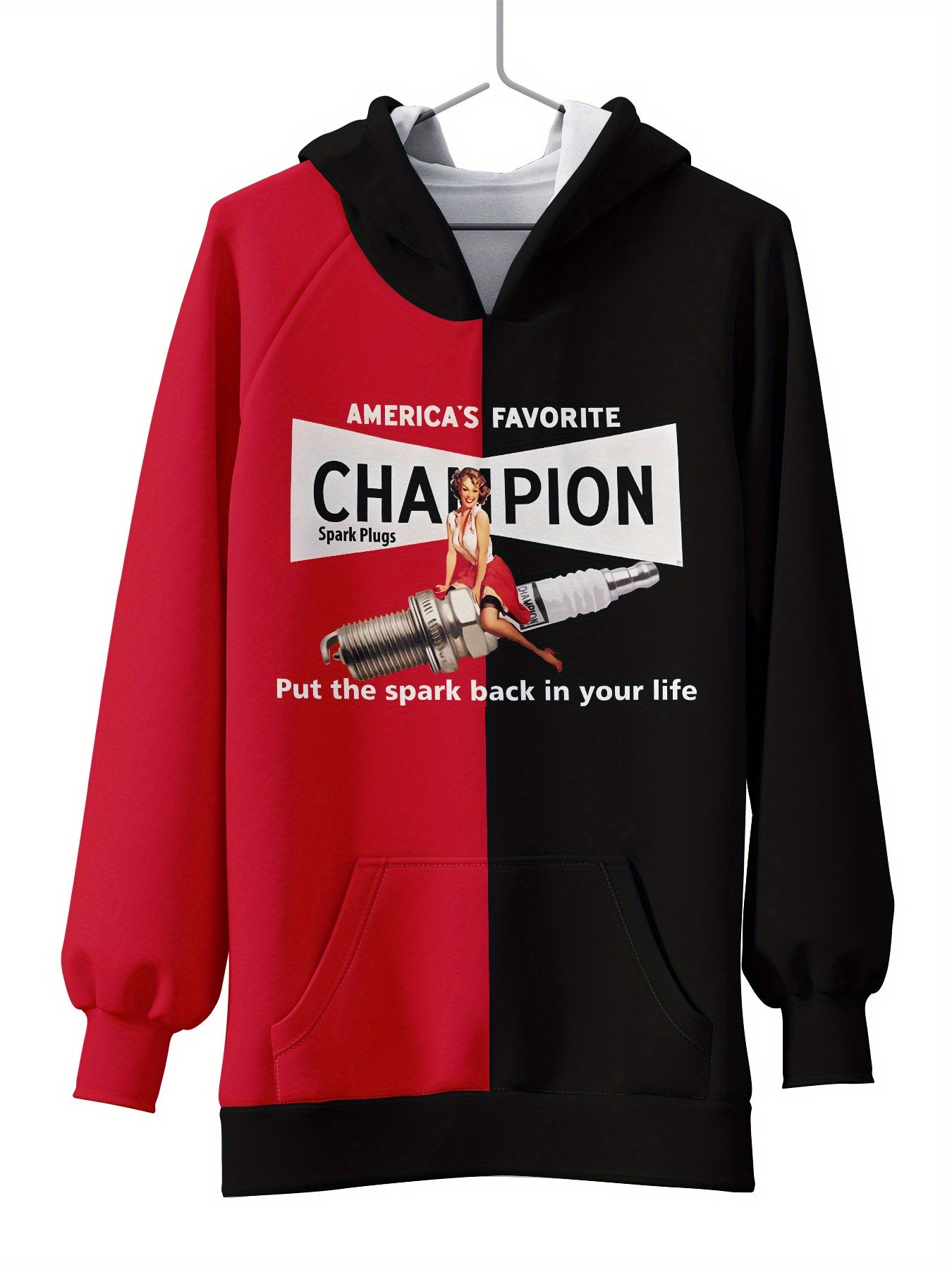 Men's Graphic Hoodie - Long Sleeve Active Sweatshirt with Kangaroo Pocket for Outdoor, Comfortable and Stylish Wear