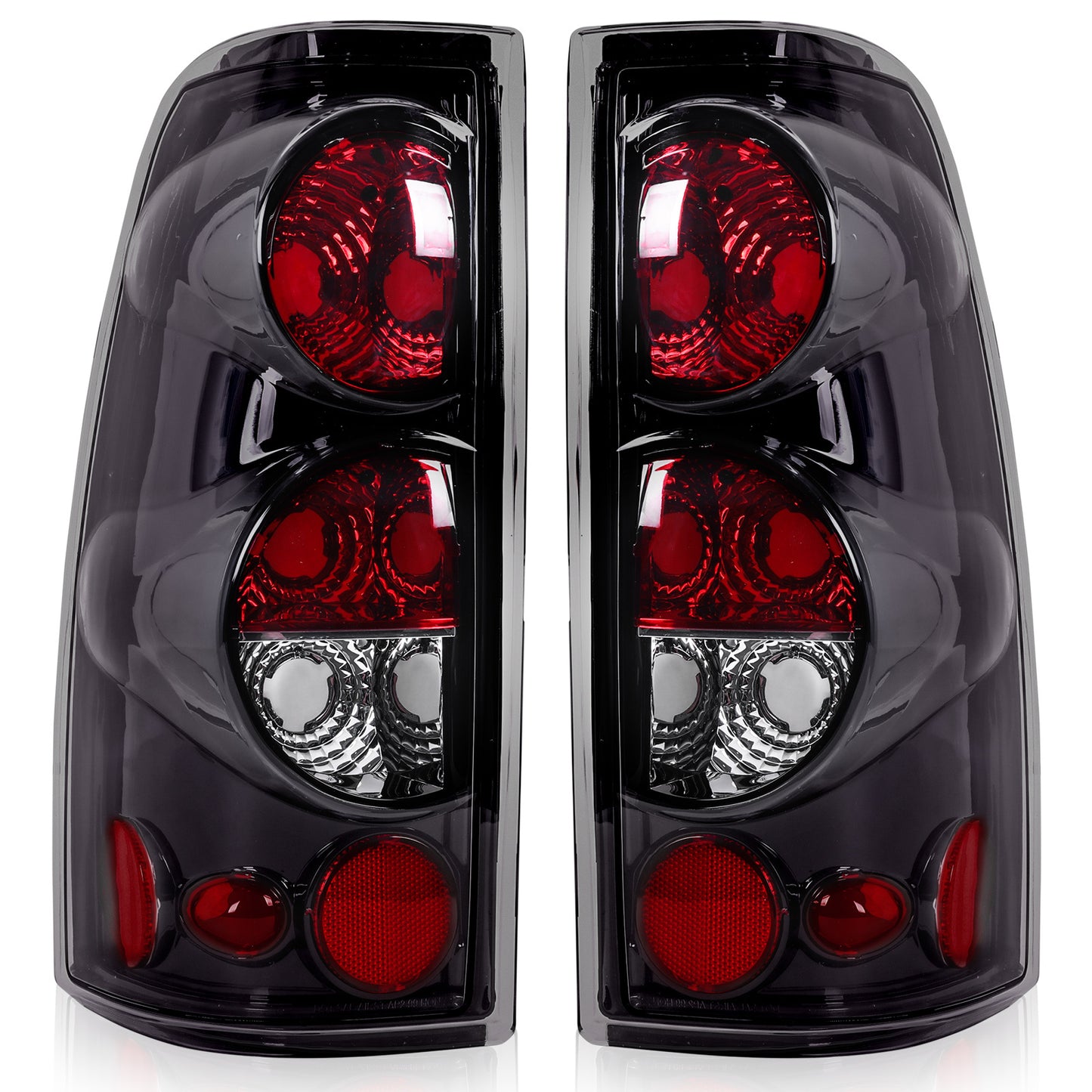 A Pair Tail Lights For Chevy 1500 2500 3500 1999-2006 For GMC Sierra 99-03 Tail Lights
