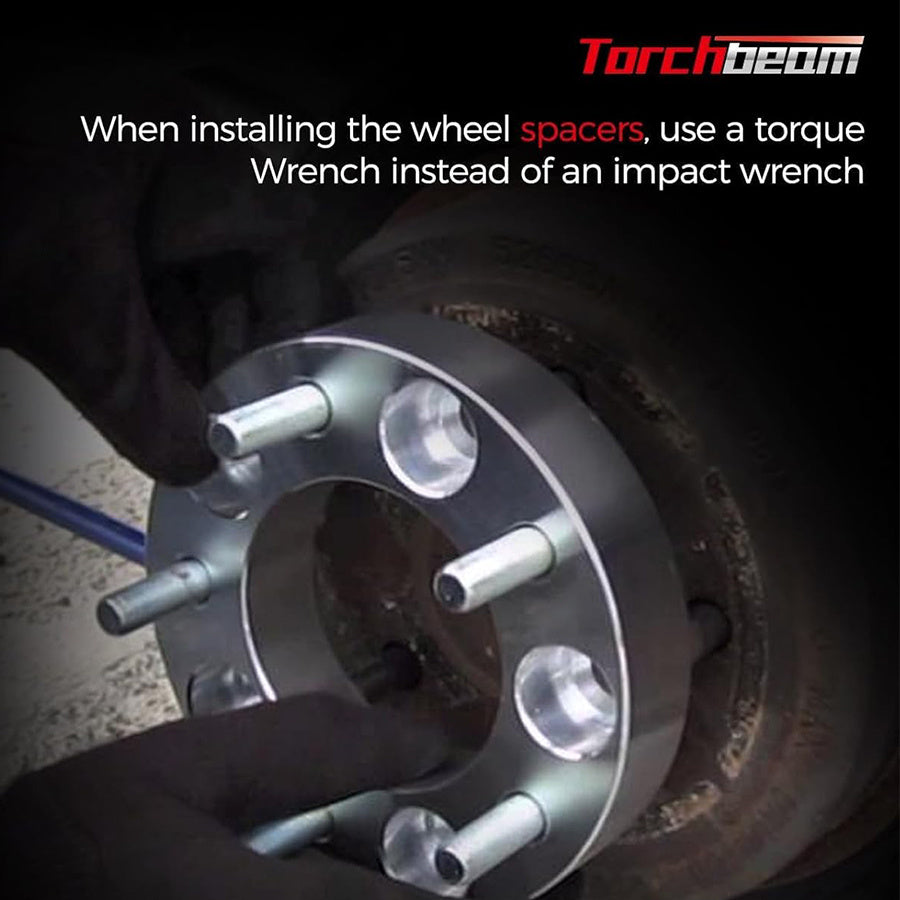 Torchbeam 5x5 To 5x4.75 Wheel Spacers, 1" Wheel Adapters (Changes Bolt Pattern) Thread Pitch M12x1.5 Hub Bore 78.3mm, 5 Lug Wheel Spacer For Town & Country, Pacifica, Routan, Caprice, C/v, Roadmaster, Grand Caravan, Impala, J
