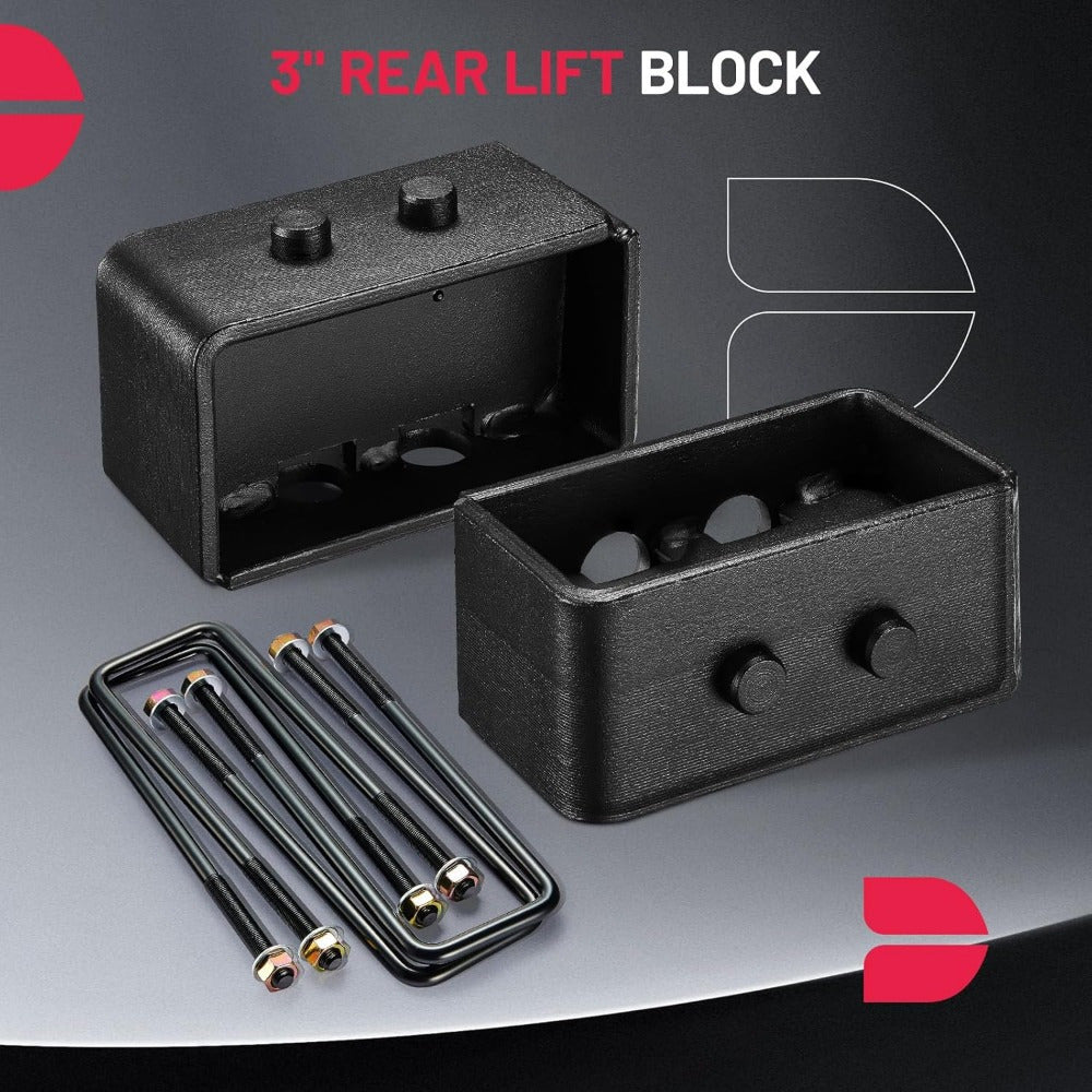 OE 3" Front and 3" Rear Leveling Lift Kits, Compatible with 2004-2022 F150 2WD 4WD, Suspension Leveling Lift Kit for F-150