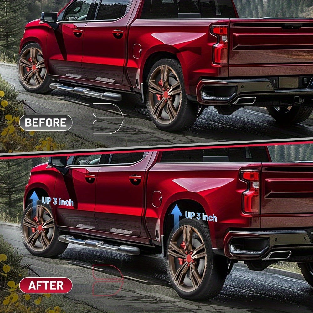 OE 3" Front and 3" Rear Leveling Lift Kits, Compatible with 2004-2022 F150 2WD 4WD, Suspension Leveling Lift Kit for F-150