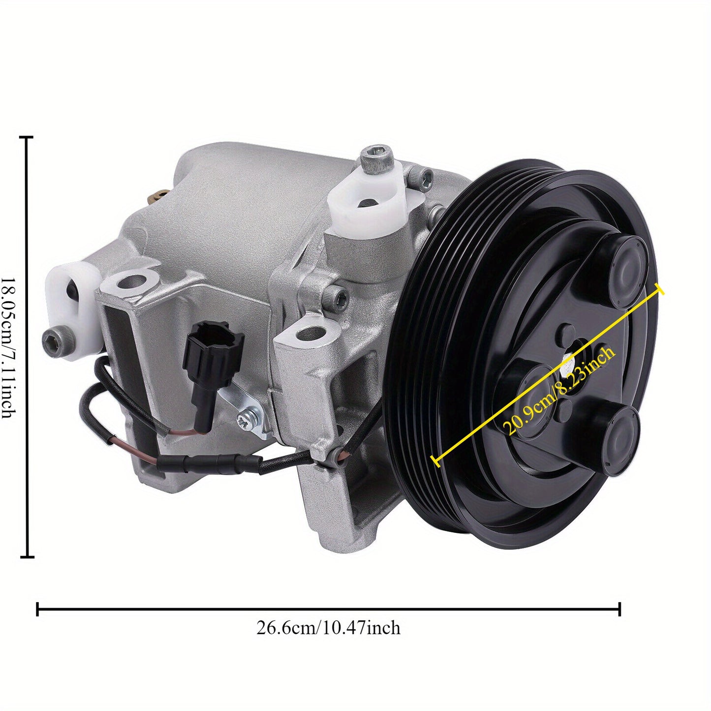 For Nissan Frontier 2001-04 Xterra 2002-2004 V6 3.3L A/ C AC Compressor W/ Clutch-This product is a customized product, specially customized for the 2003-2008 Dodge Ram 1500 2500 CO 10802C. So it can be compatible with the ad