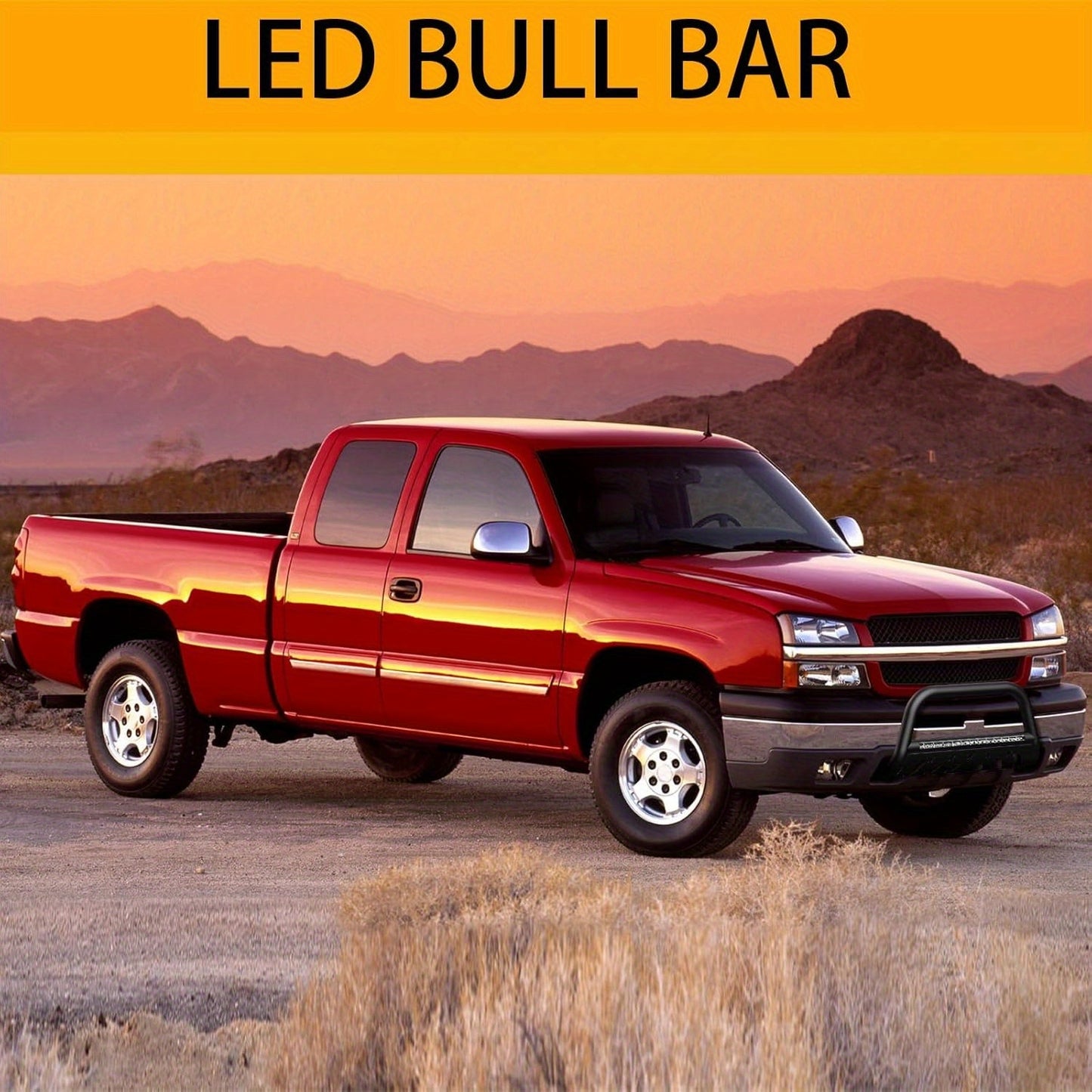Led Bull Bar for Frontier 1500, MERXENG Bull Bar with LED Light Brush Push Front Bumper Grille Guard With Skid Plate, 3" Push Bar Tubing Grille Guard Replacement for Frontier 2005-2021