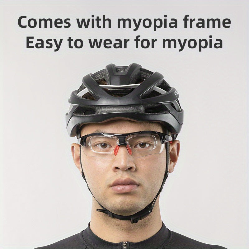 ROCKBROS Cycling Glasses Men Women Sports Sunglasses Road MTB Bicycle Polarized Glasses Riding Protection Eyewear 3 Lens Goggles