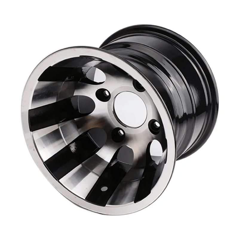 10-Inch Aluminum Wheel Rim, 23x7-10 for Front, 22x10-10 for Rear, All-Terrain Vehicle, Off-Road, for Karts, ATVs, UTVs