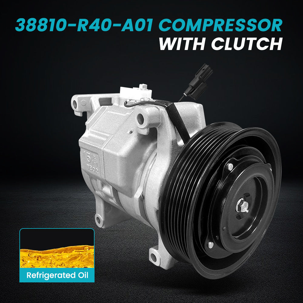 Air Conditioning Compressor for Honda Accord 2008-2012, for Crosstour 2012-2015 L4 2. 1.06gal