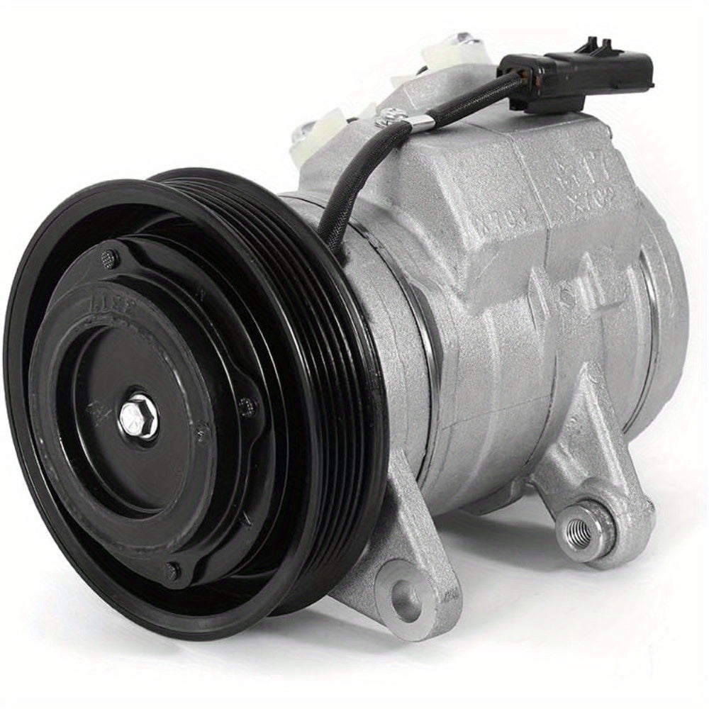 Air Conditioner Compressor W/ Clutch, AC Compressor & Clutch, Climate Control Engine for Dodge Ram 1500 2500 Dakota 125.11oz 1.24gal 2004-2007, for Mitsubishi Raider 125.11oz 1.24gal 2006 2007