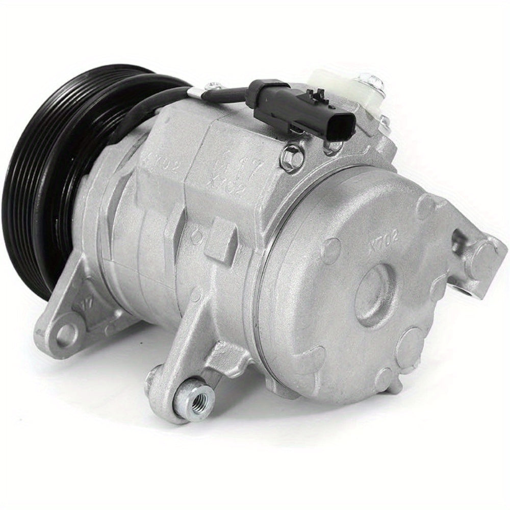 Air Conditioner Compressor W/ Clutch, AC Compressor & Clutch, Climate Control Engine for Dodge Ram 1500 2500 Dakota 125.11oz 1.24gal 2004-2007, for Mitsubishi Raider 125.11oz 1.24gal 2006 2007