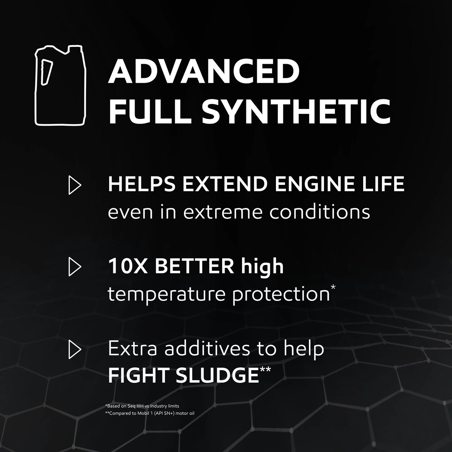 (4 Pack) Advanced Full Synthetic Motor Oil 5W-30, 5 Quart (Pack of 3)
