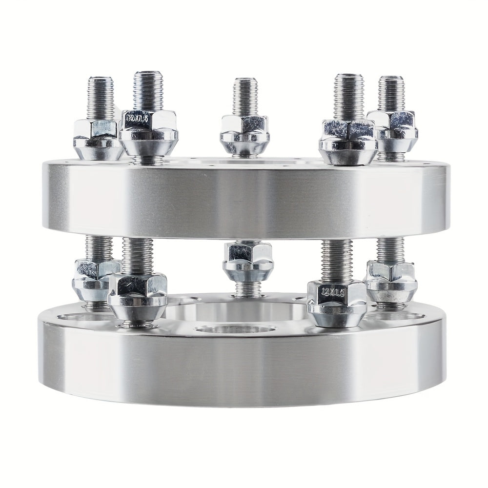 2 Wheel Spacers Adapters 5x4.5 To 5x4.75 1 Inch Thick 5x114.3 To 5x120 12x1.5