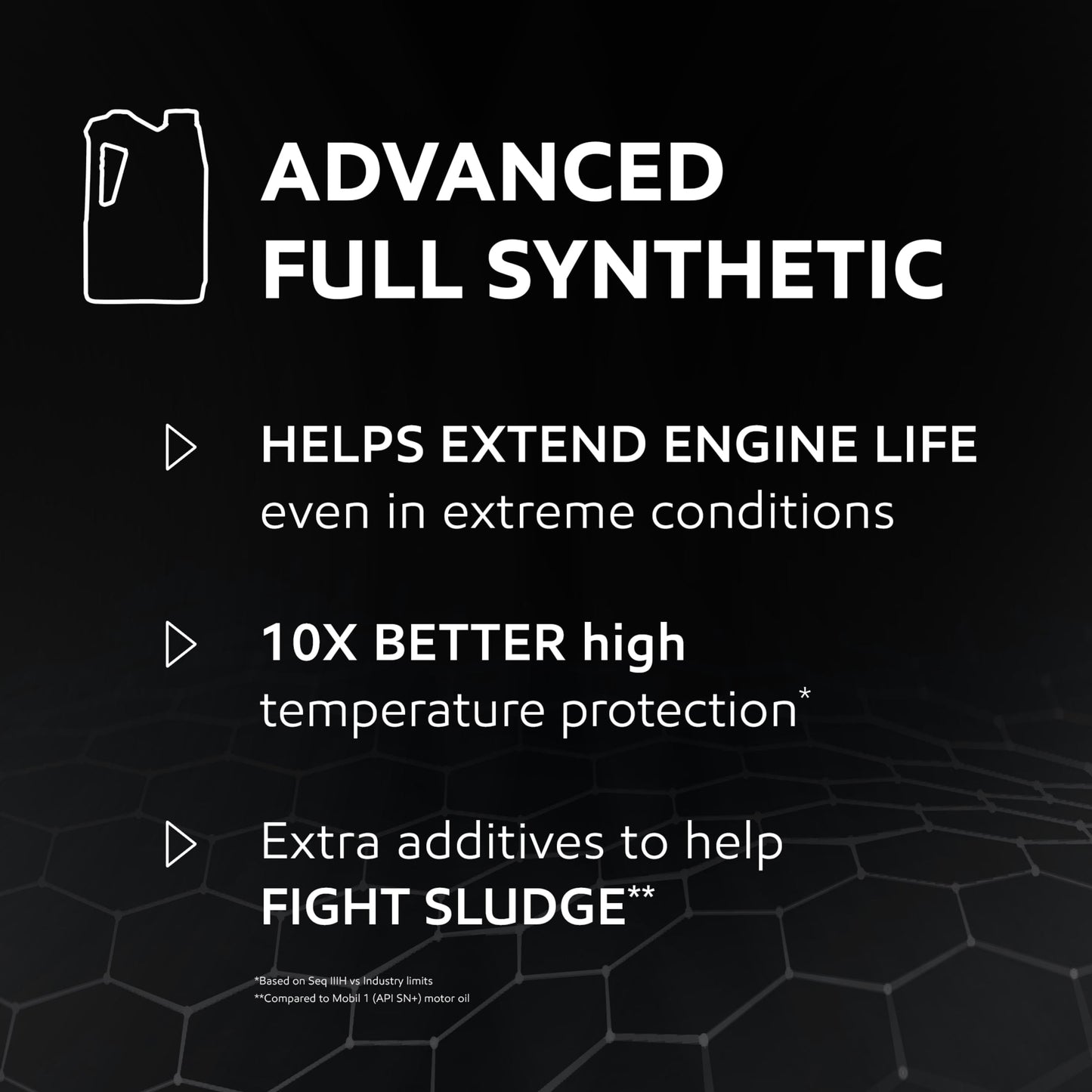 (4 Pack) Advanced Full Synthetic Motor Oil 5W-30, 5 Quart (Pack of 3)