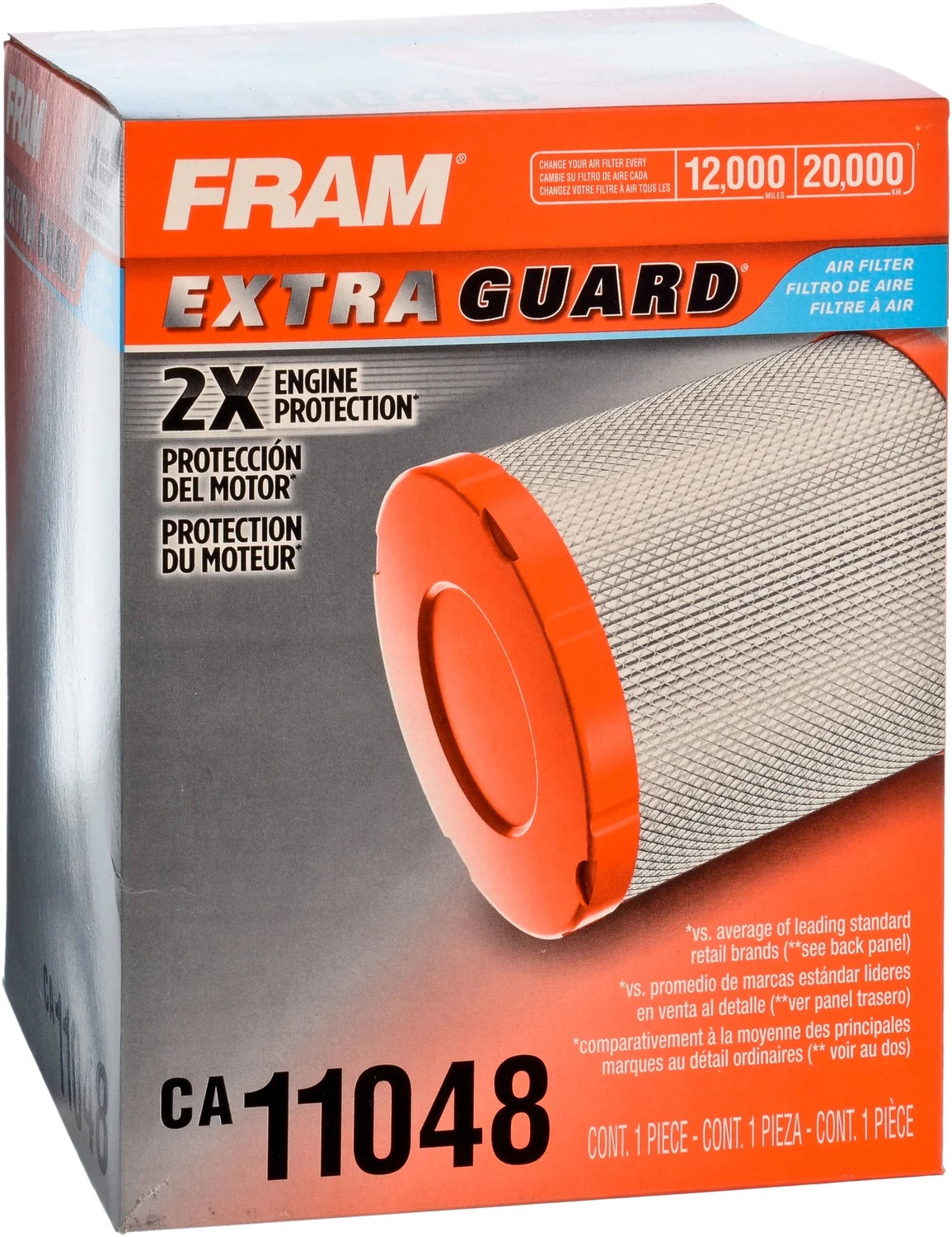 Extra Guard Air Filter, CA11048 for Select Dodge and Jeep Vehicles Fits Select: 2011-2017 JEEP PATRIOT, 2011-2017 JEEP COMPASS