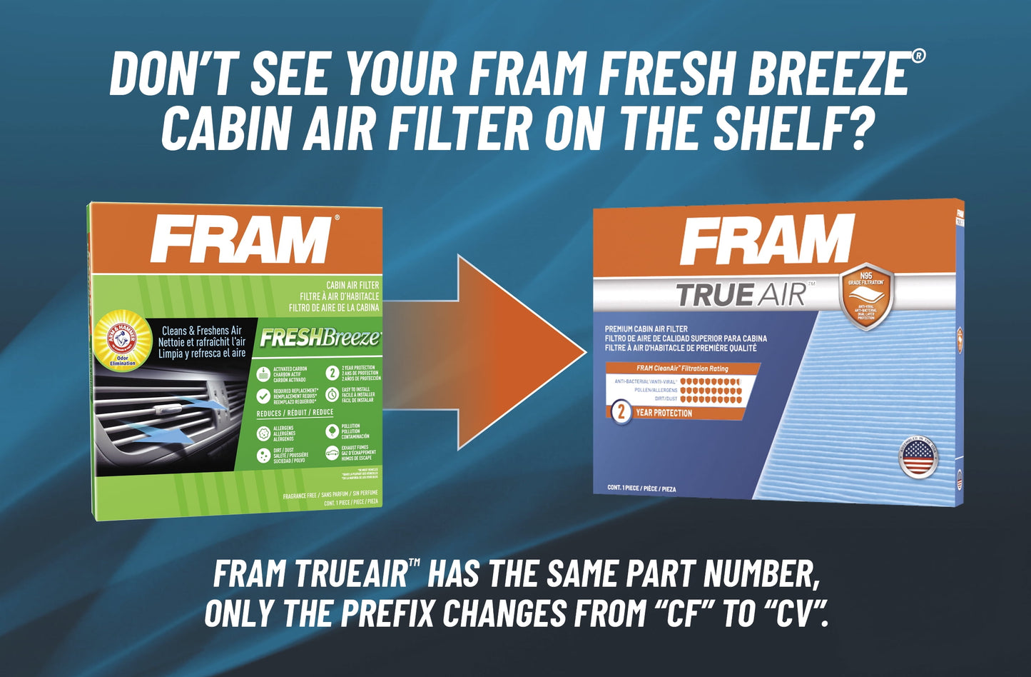 CF11183, Fresh Breeze Cabin Air Filter with Arm & Hammer Baking Soda, for Select Dodge and Jeep Vehicles Fits Select: 2011-2018,2020-2022 JEEP GRAND CHEROKEE