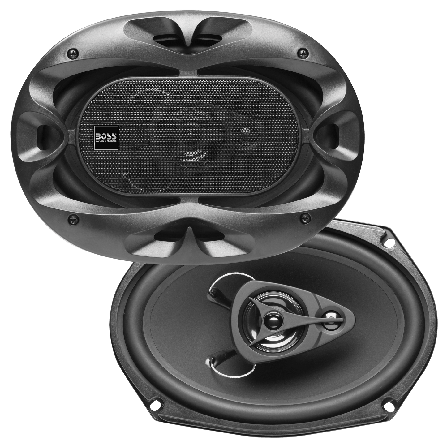 CH6930B Chaos Series 6 X 9 Inch Car Stereo Door Speakers - 400 Watts Max, 3 Way, Full Range Audio, Tweeters, Coaxial, Sold in Pairs