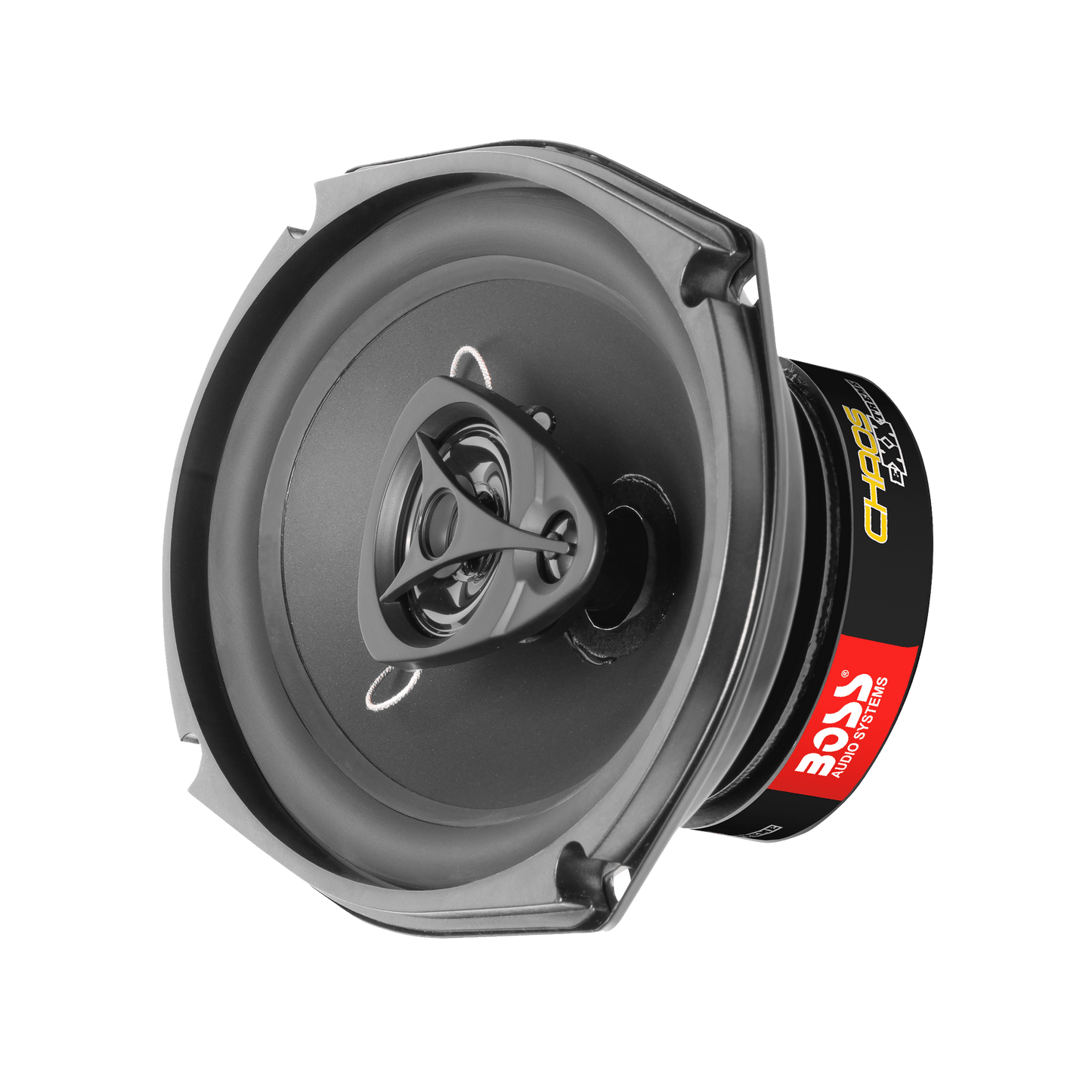 CH6930B Chaos Series 6 X 9 Inch Car Stereo Door Speakers - 400 Watts Max, 3 Way, Full Range Audio, Tweeters, Coaxial, Sold in Pairs