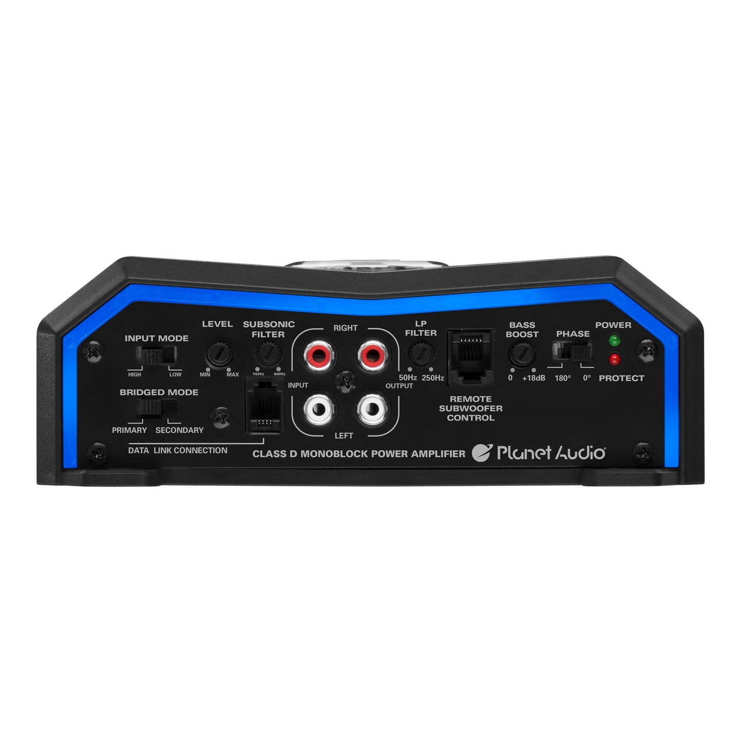 PL4000.1D 4000 W Max 1 Ohm Monoblock Class D Car Stereo Amplifier
