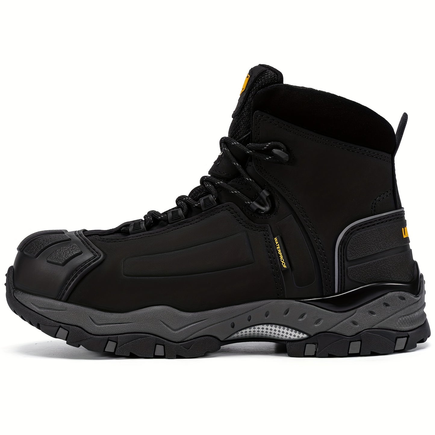 Durable Waterproof Steel Toe Boots for Women, Puncture Resistant and Anti Slip Industrial Work Shoes with Anti-Static Feature