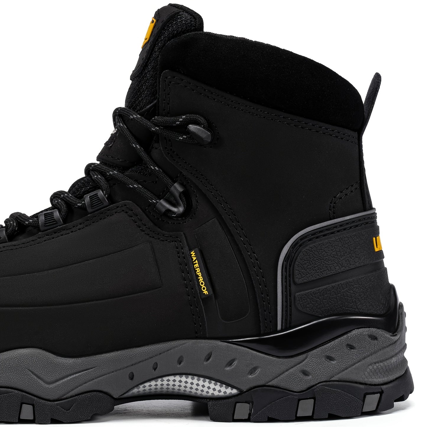 Durable Waterproof Steel Toe Boots for Women, Puncture Resistant and Anti Slip Industrial Work Shoes with Anti-Static Feature