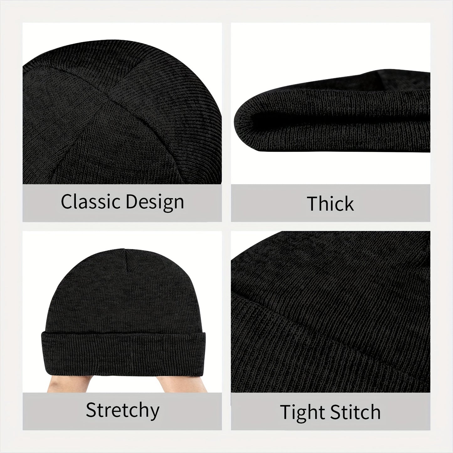 MAC Tools Knit Beanie - Funky Style, Windproof & Warm for Skiing and Autumn Sports