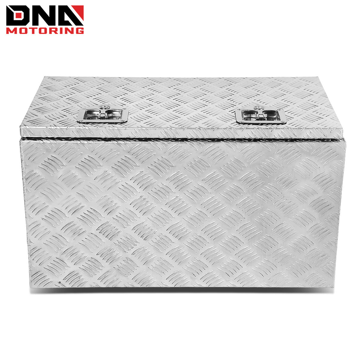 DNA Motoring Aluminum Pickup Truck Bed Trailer Key Lock Storage Tool Box