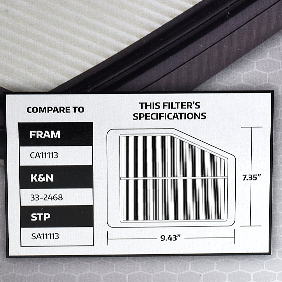 1760 Engine Air Filter, Replacement Filter for Honda Fits Select: 2012-2015 HONDA CIVIC, 2013-2015 ACURA ILX