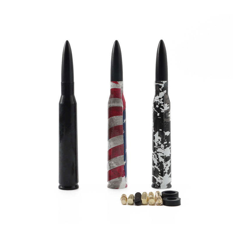 Camouflage Flag Bullet Car Modified General Antenna