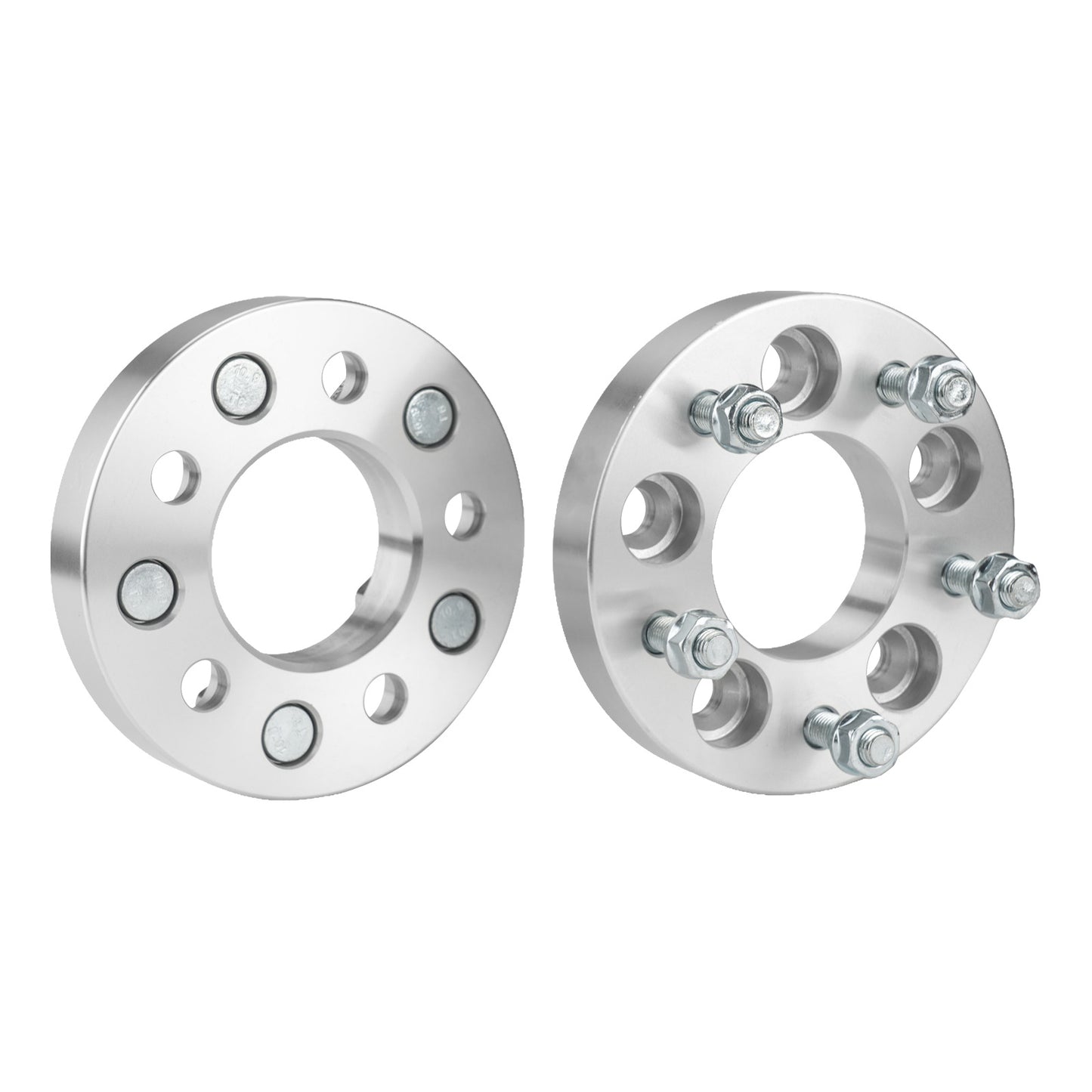 KAX 5x4.5 To 5x4.75 Wheel Adapters, 1 Inch 5 Lug Centric Wheel Adapters (Changes Bolt Pattern) Fit For Town & Country, Grand Caravan, Caravan, 300M, Voyager, With M12x1.5 Studs 74mm Hub Bore, 4pcs