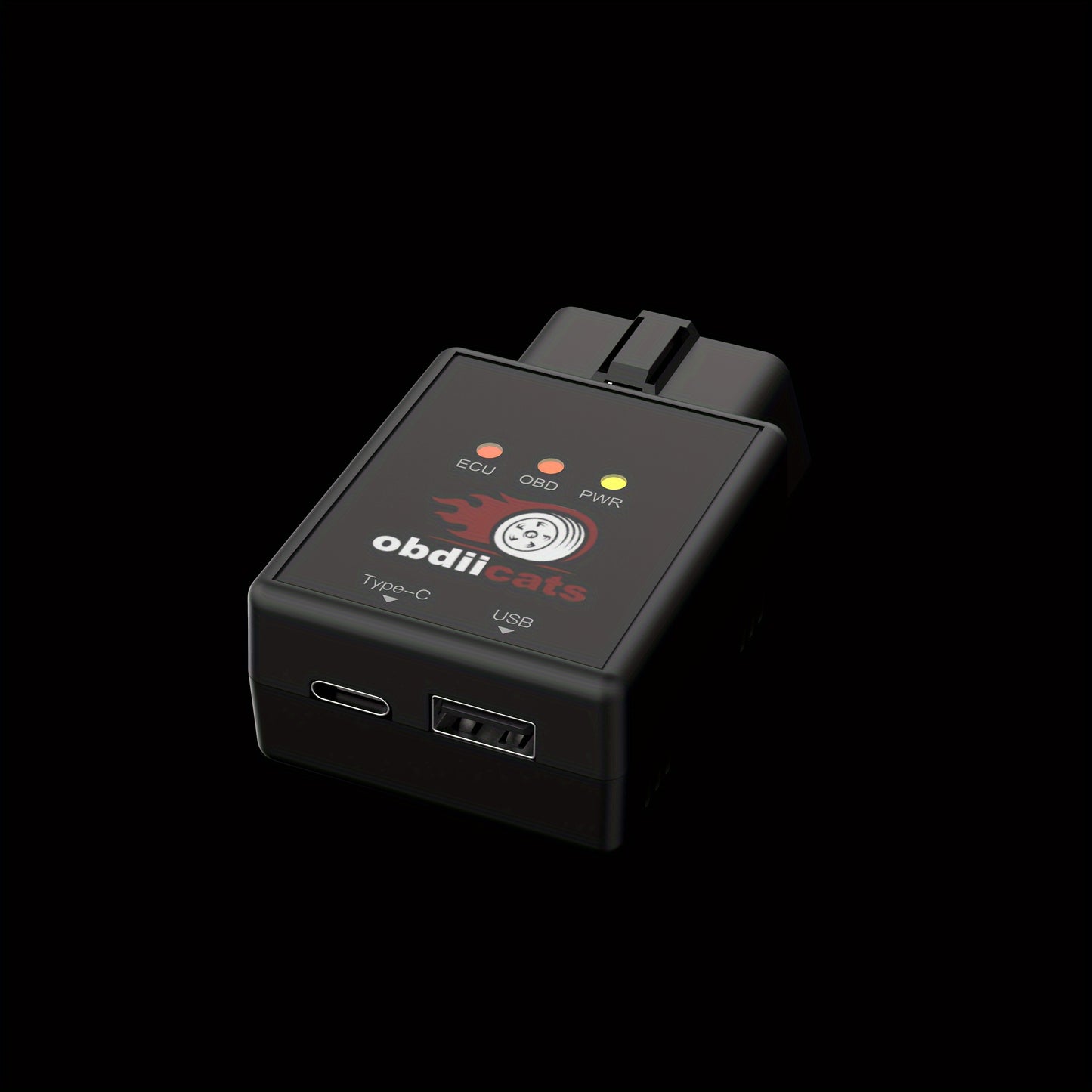 OBDIICAT 2-in-1 HK-V3FC Chip Tuner & USB Quick Charger - Increase Power, Torque & Fuel Efficiency with OBD2 Compatibility