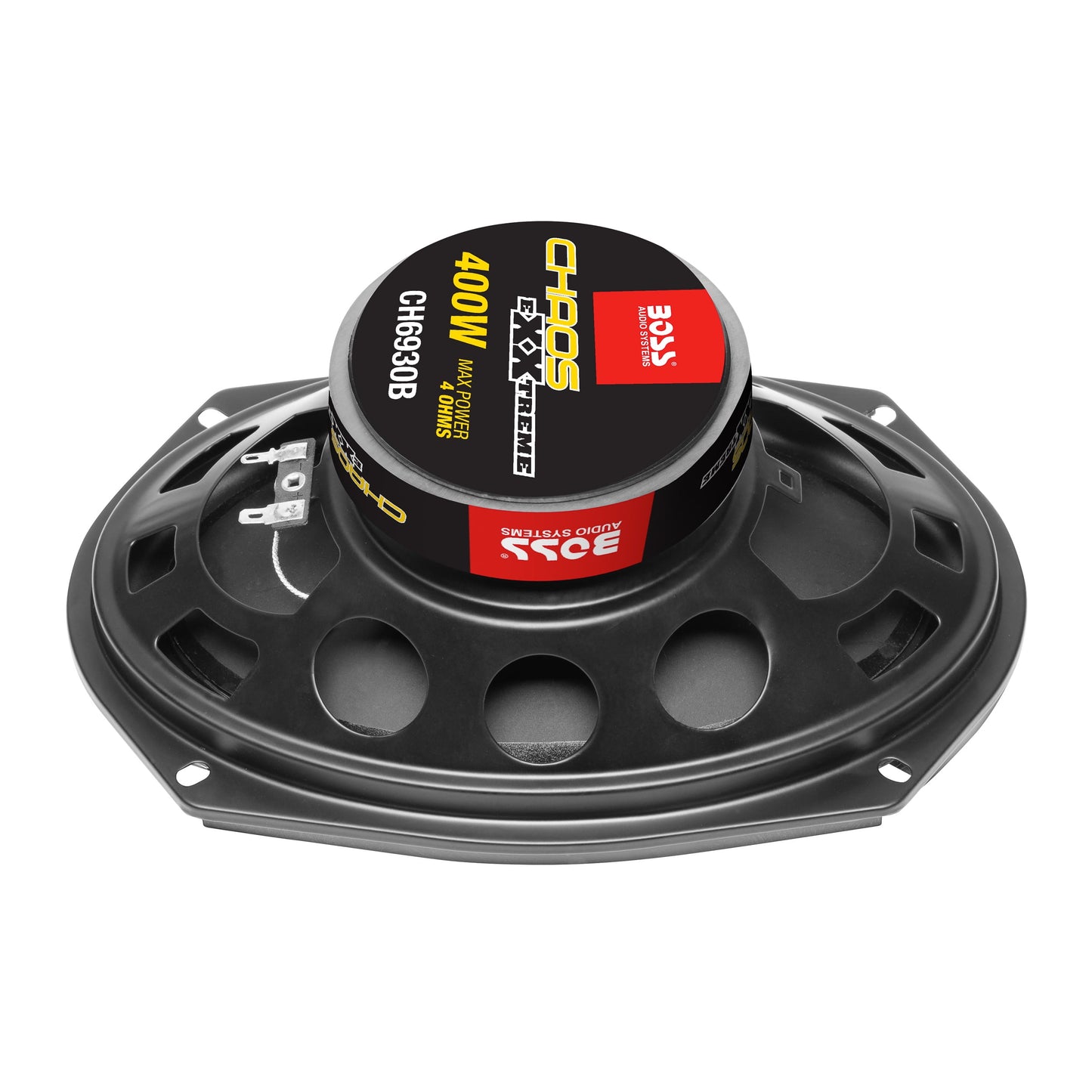 CH6930B Chaos Series 6 X 9 Inch Car Stereo Door Speakers - 400 Watts Max, 3 Way, Full Range Audio, Tweeters, Coaxial, Sold in Pairs