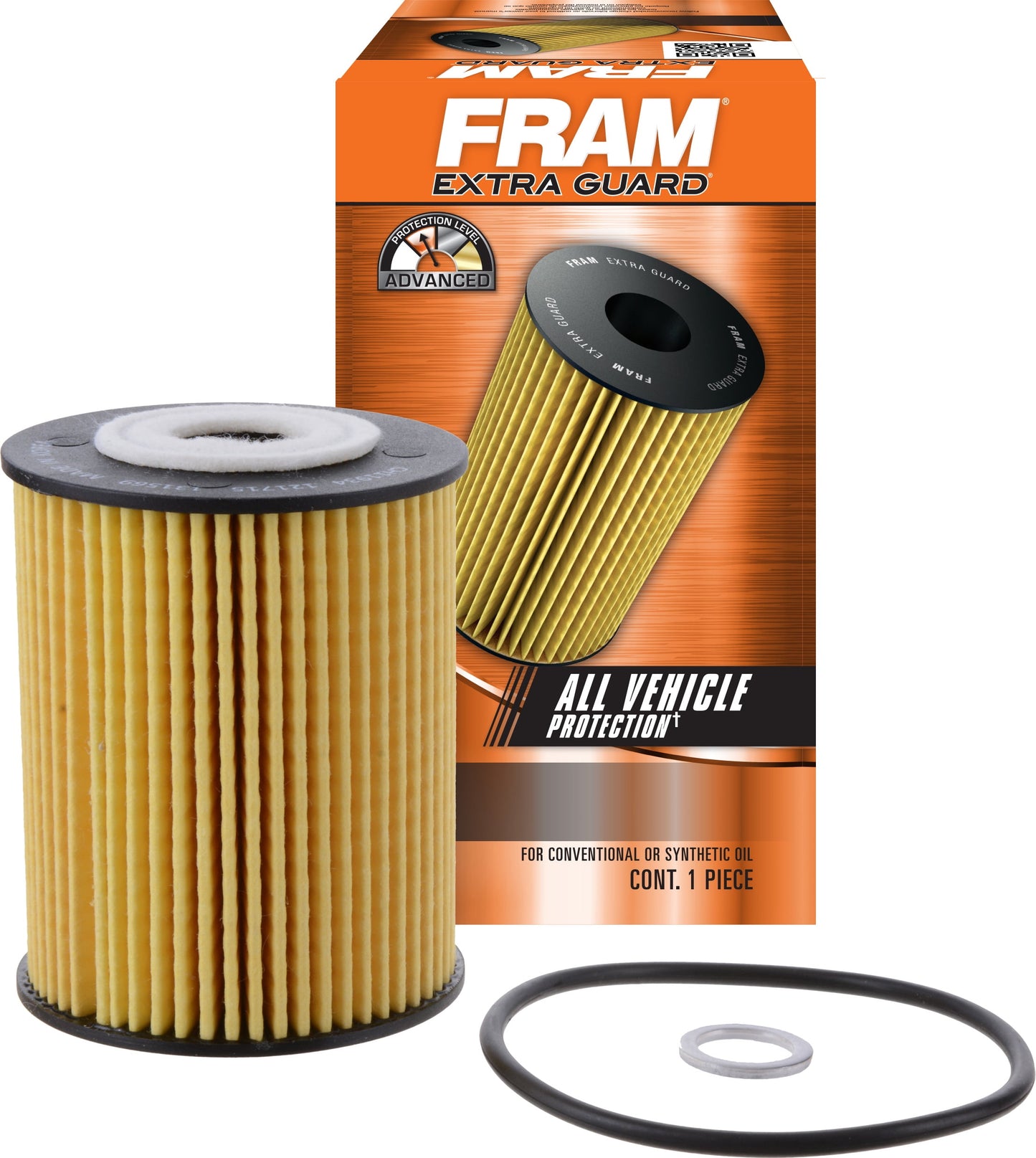 Extra Guard Filter CH11934, 10K Mile Change Interval Oil Filter Fits Select: 2020-2023 KIA TELLURIDE, 2020-2023 HYUNDAI PALISADE