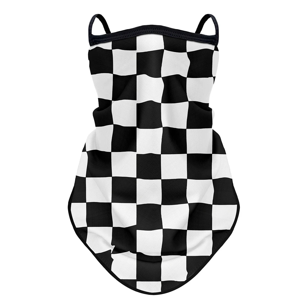 Retro Moto Cycling Sunscreen Mask Motorcycle Headscarf Summer Anti-UV Outdoor Neck Head Cover Riding Face Shield Sport Headwrap