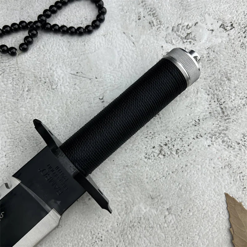Fixed Blade Knife Pocket Tool Durable Knives 9Cr18Mov Blade 420 Steel High Hardness Handle Multi-fuctional RAMBO Straight Tools