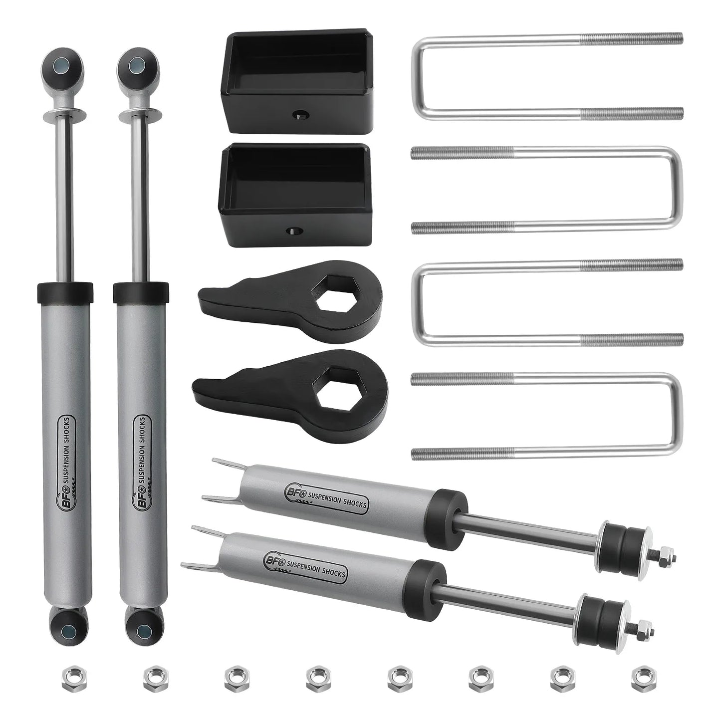 Adjustable 1-3" Leveling Lift Kit For Chevy Silverado GMC Sierra 1500 4WD 99-06