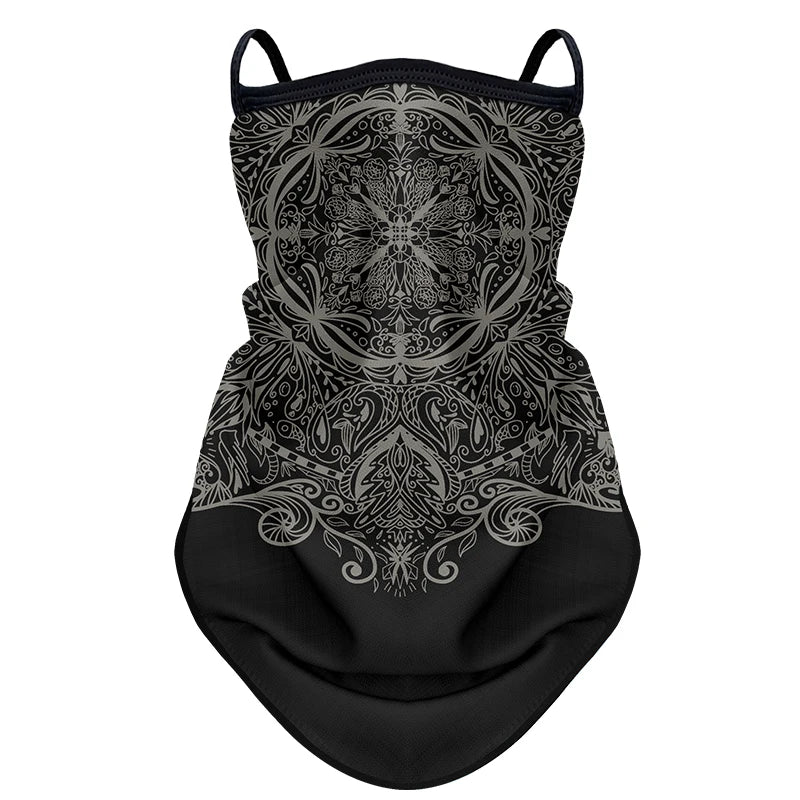 Retro Moto Cycling Sunscreen Mask Motorcycle Headscarf Summer Anti-UV Outdoor Neck Head Cover Riding Face Shield Sport Headwrap