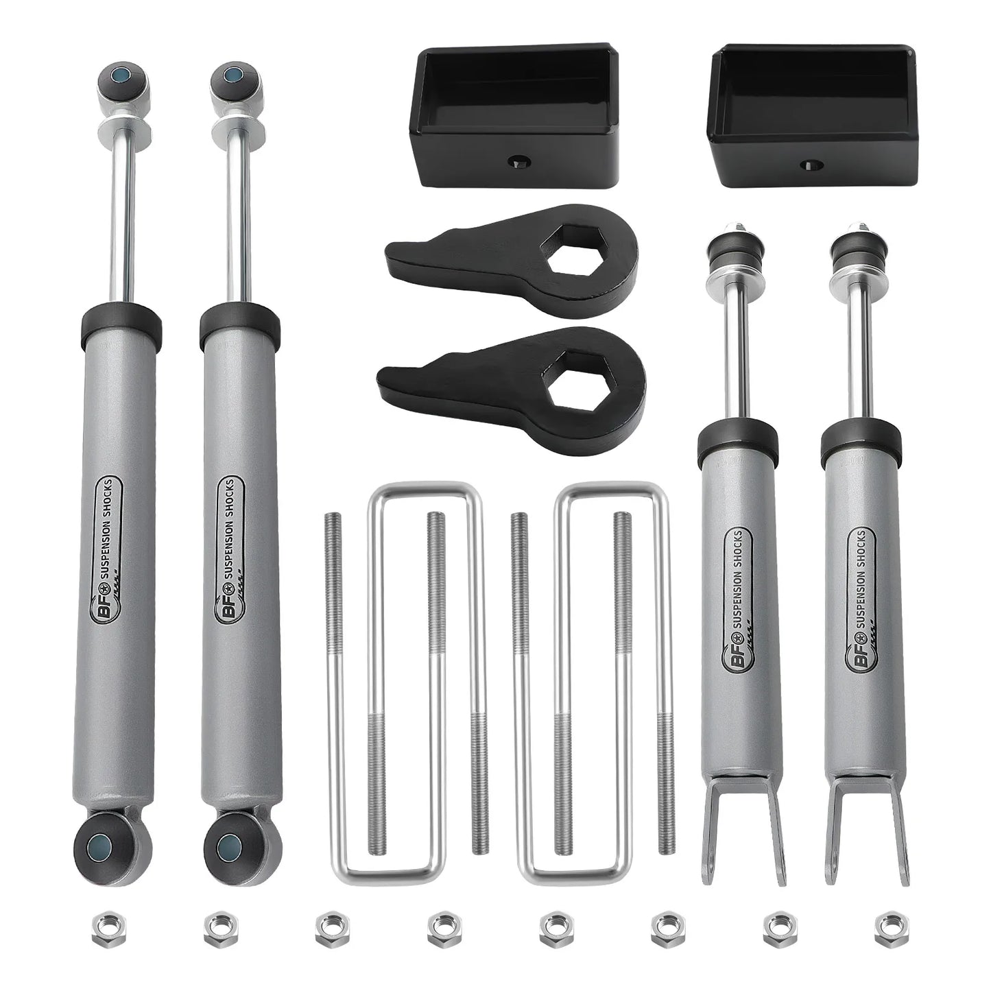 Adjustable 1-3" Leveling Lift Kit For Chevy Silverado GMC Sierra 1500 4WD 99-06