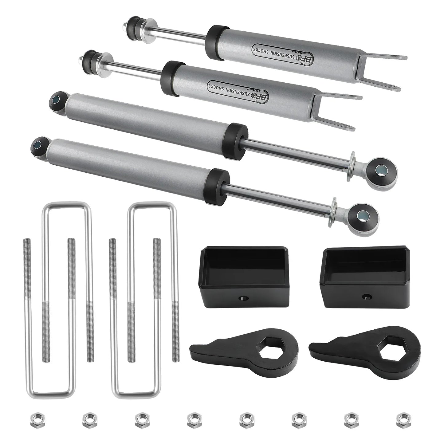 Adjustable 1-3" Leveling Lift Kit For Chevy Silverado GMC Sierra 1500 4WD 99-06