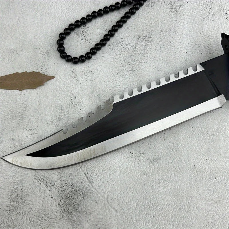 Fixed Blade Knife Pocket Tool Durable Knives 9Cr18Mov Blade 420 Steel High Hardness Handle Multi-fuctional RAMBO Straight Tools