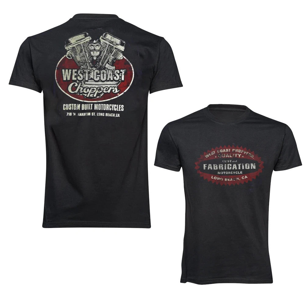 Summer Fashion T Shirt Women Men Cotton West Coast Choppers Print T-Shirt Casual Short Sleeve O-Neck Tshirt Vintage Clothing Tee