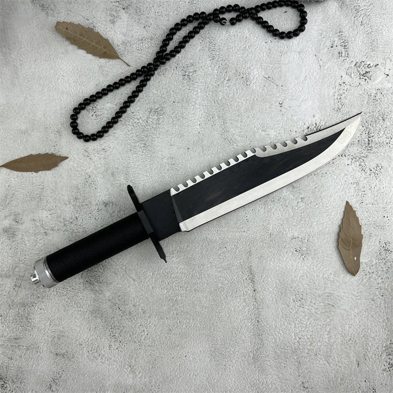 Fixed Blade Knife Pocket Tool Durable Knives 9Cr18Mov Blade 420 Steel High Hardness Handle Multi-fuctional RAMBO Straight Tools