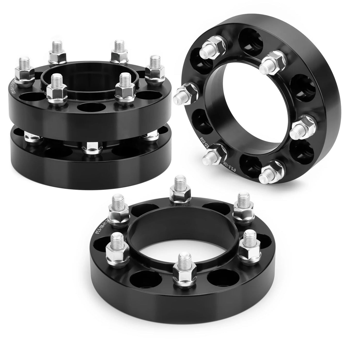 4x1.25" 6x5.5 Hub Centric Wheel Spacers 32mm Fit for 4Runner Tacoma Tundra FJ Cruiser with Open Lug Nuts