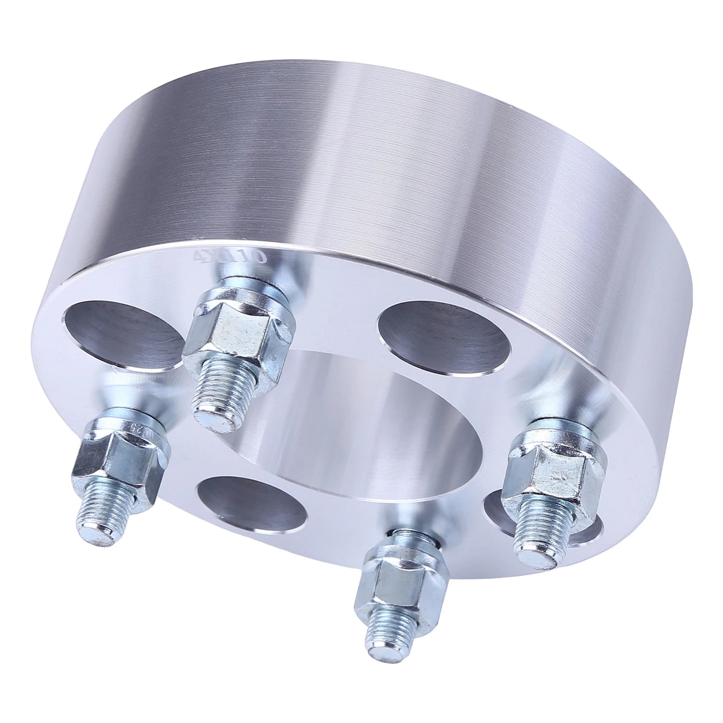 4PCS 4x110mm Flange Hubcentric Wheel Spacers 2inch Hub Centric Wheel Adapters with M12x1.25 Studs 68mm Bore Compatible for CFMot