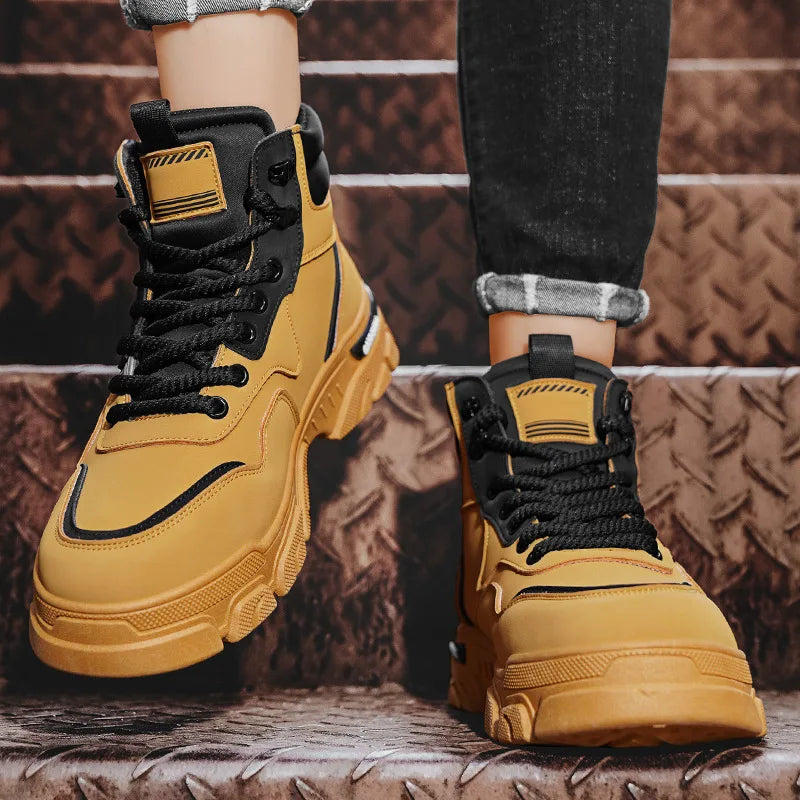 Men Sneakers 2024 Outdoor Boots Tactical Military Combat Boots Outdoor Hiking Winter Shoes Light Non-slip Men Desert Ankle Boots