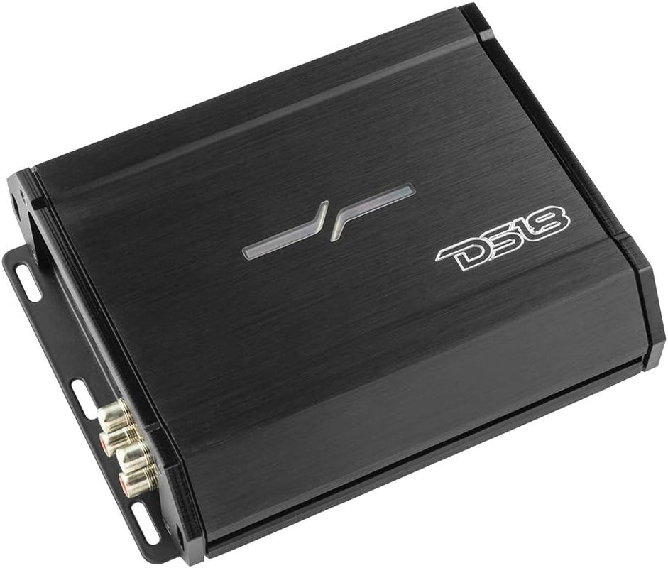 ZXI.2 Car Audio Amplifier - Class D, Full Range, 2 Channel, 370 Watts Max. Adjustable Crossover - Compact Size for Easy Installation on Many Applications