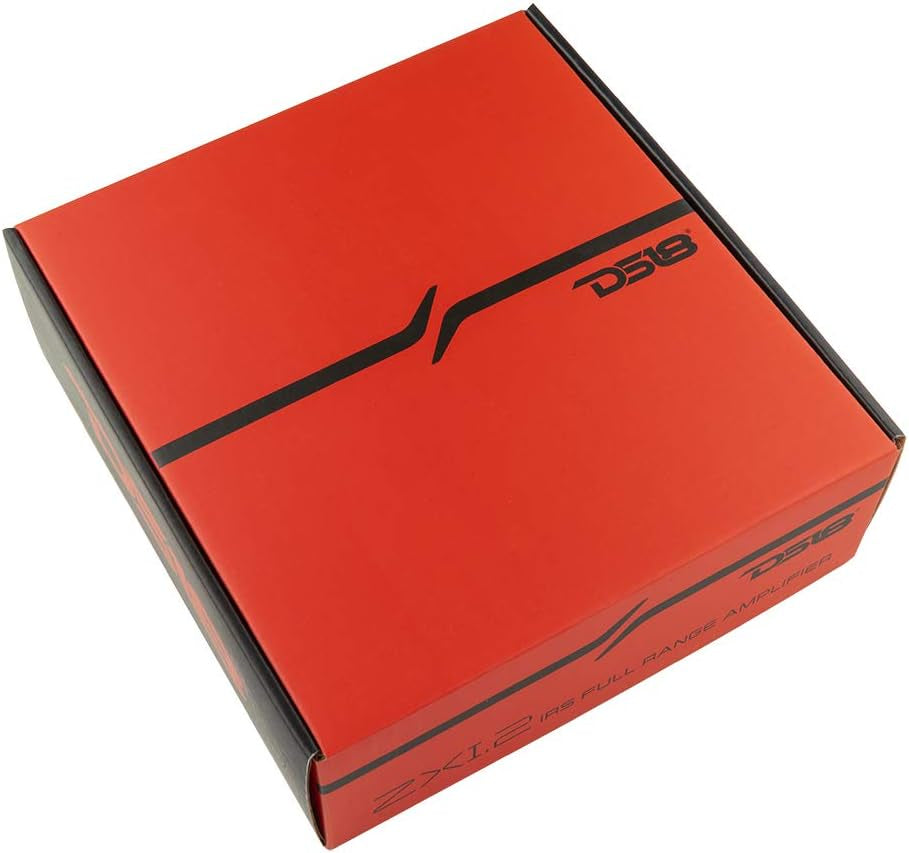 ZXI.2 Car Audio Amplifier - Class D, Full Range, 2 Channel, 370 Watts Max. Adjustable Crossover - Compact Size for Easy Installation on Many Applications