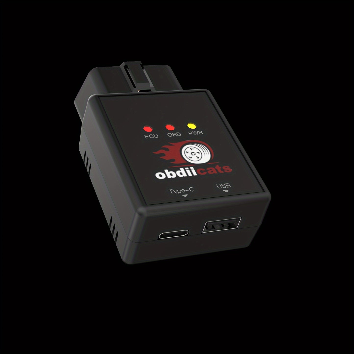 OBDIICAT 2-in-1 HK-V3FC Chip Tuner & USB Quick Charger - Increase Power, Torque & Fuel Efficiency with OBD2 Compatibility