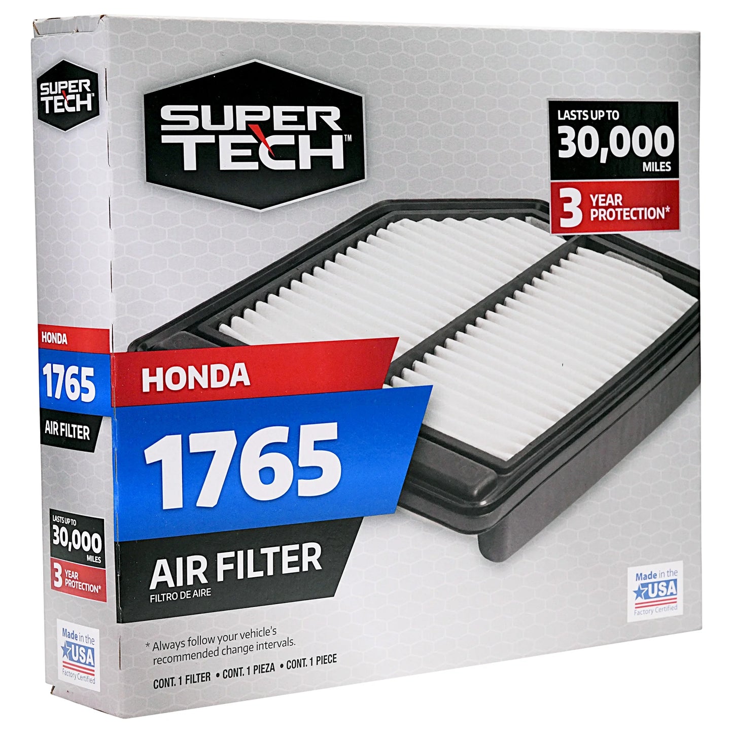 1765 Engine Air Filters, Replacement for Honda Fits Select: 2006-2014 HONDA CIVIC
