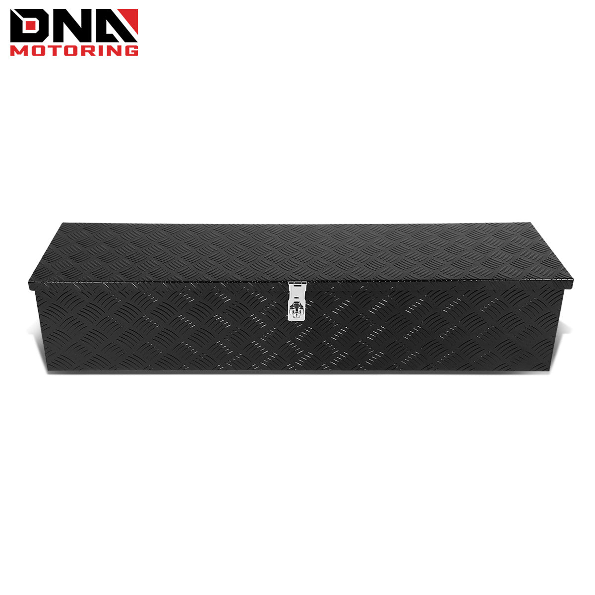 DNA Motoring Aluminum Pickup Truck Bed Trailer Key Lock Storage Tool Box